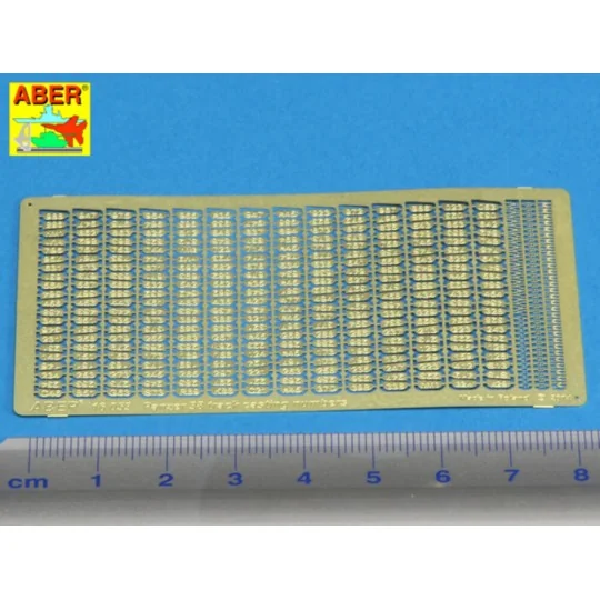 Panzer 38 track numbers, 1/16 - Aber Models 16053