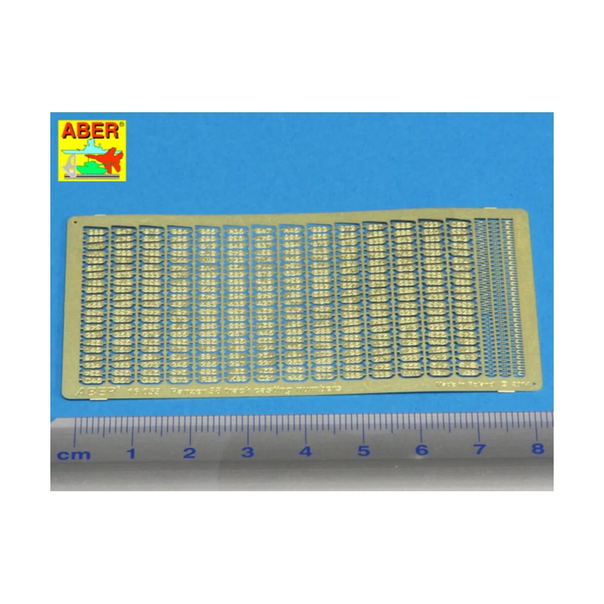 Panzer 38 track numbers - Aber Models 16053