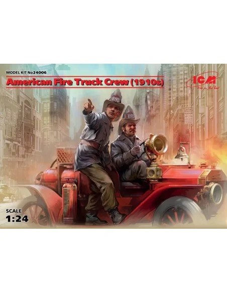 [NO_DESC] American Fire Truck Crew(1910s)2 Figures, 1/24 - ICM 24006