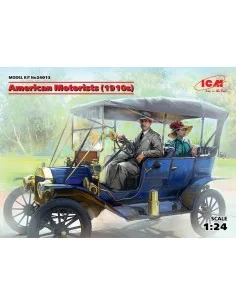 American Motorists (1910s)(1male, 1female figures), 1/24 - ICM 24013