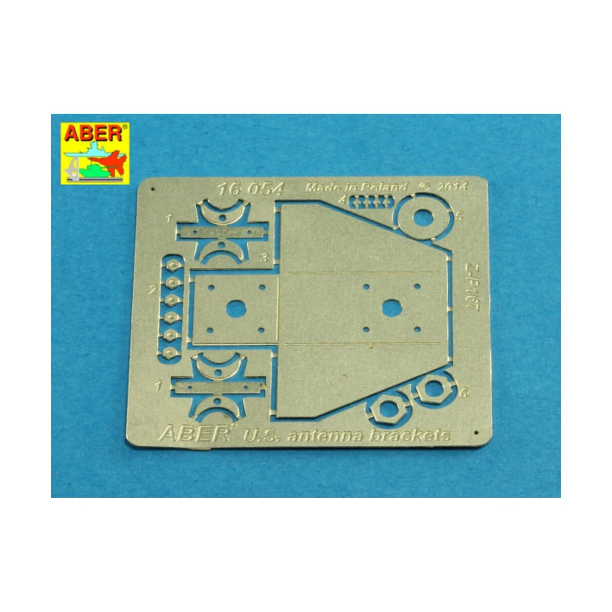 US Army MP-48 antenna base, 1/16 - Aber Models 16054