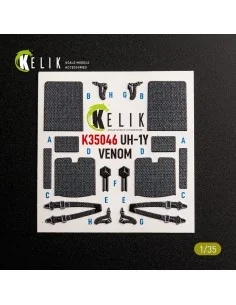 UH-1Y VENOM - interior 3D decals for Trumpeter, 1/35 - Kelik K35046 2