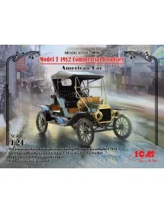 Model T 1912 Commercial Roadster, America Car, 1/24 - ICM 24016