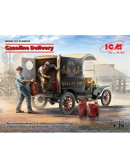Gasoline Delivery, Model T 1912 Delivery, 1/24 - ICM 24019