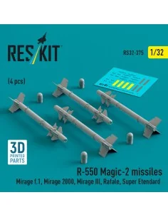 R.550 Magic-2 missiles (4 pcs) (Mirage F.1, Mirage 2000, Mirage III...