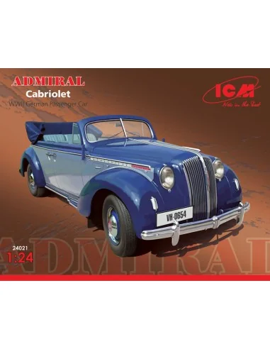 Admiral Cabriolet WWII German Passenger Car, 1/24 - ICM 24021