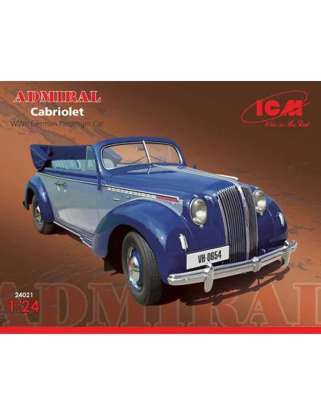 [NO_DESC] Admiral Cabriolet WWII German Passenger Car, 1/24 - ICM 2...
