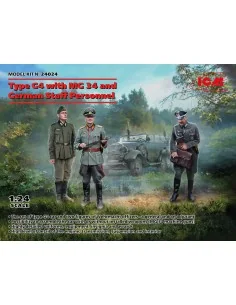 Type G4 with MG 34 and German Staff Personnel, 1/24 - ICM 24024