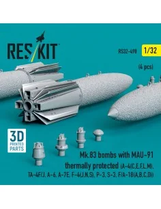 Mk.83 bombs with MAU-91 thermally protected (4 pcs) (A-4(C, E, F, L... 2