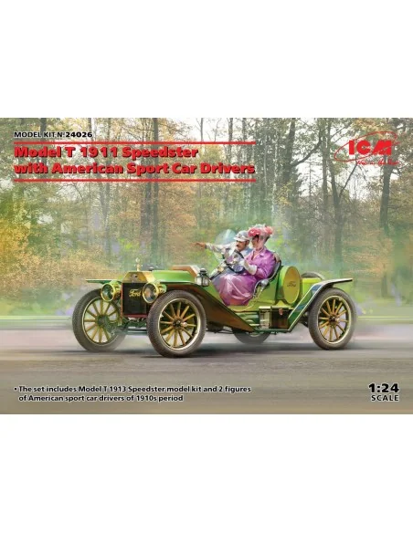 [NO_DESC] Model T 1913 Speedster with American Sport Car Drivers, 1...