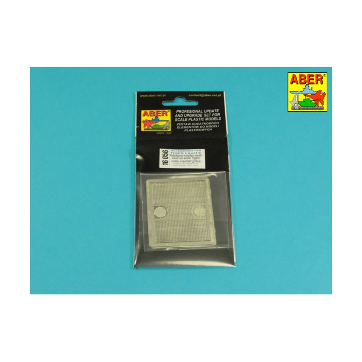 Aditional smaller mesh used on some Tiger I, Ausf.E under standart ...