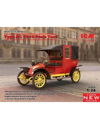 Type AG 1910 Paris Taxi, 1/24 - ICM 24030