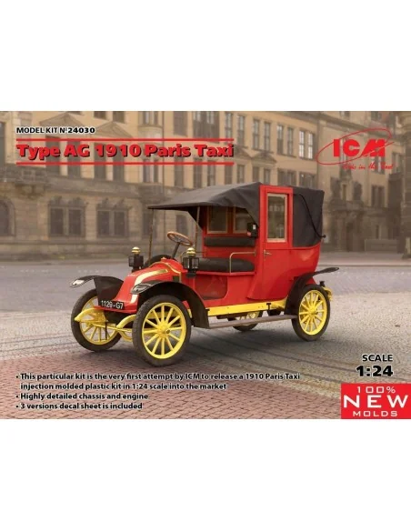 Type AG 1910 Paris Taxi, 1/24 - ICM 24030