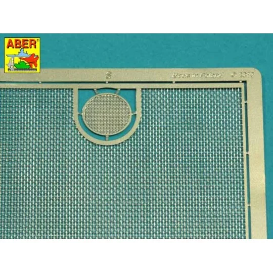 Aditional smaller mesh used on some Tiger I, Ausf.E under standart ...