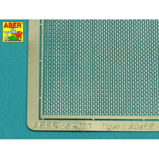 Aditional smaller mesh used on some Tiger I, Ausf.E under standart ...