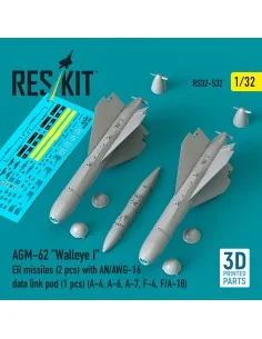AGM-62 Walleye I ER missiles (2 pcs) with AN/AWG-16 data link pod (...