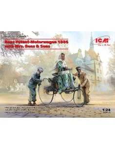 [NO_DESC] Benz Patent-Motorwagen 1886 with Mrs. Benz & Sons, 1/24 -...