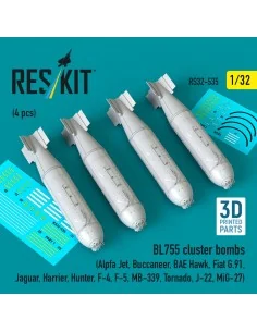 BL755 cluster bombs (4 pcs) (Alpfa Jet, Buccaneer, BAE Hawk, Fiat G...
