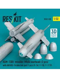 AGM-130A missiles (Mk84 warhead) (2 pcs) with AN/AXQ-14 data link p... 2