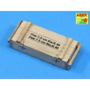 Transport boxes with 6 ammo PzKpfw. IV, 1/16 - Aber Models 16057
