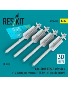 AIM-2000 IRIS-T missiles (4 pcs) (F-4, Eurofighter Typhoon, F-16, F...