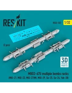 MBD2-67U multiple bombs racks (2 pcs) (MiG-21, MiG-23, MiG-27(?), M...