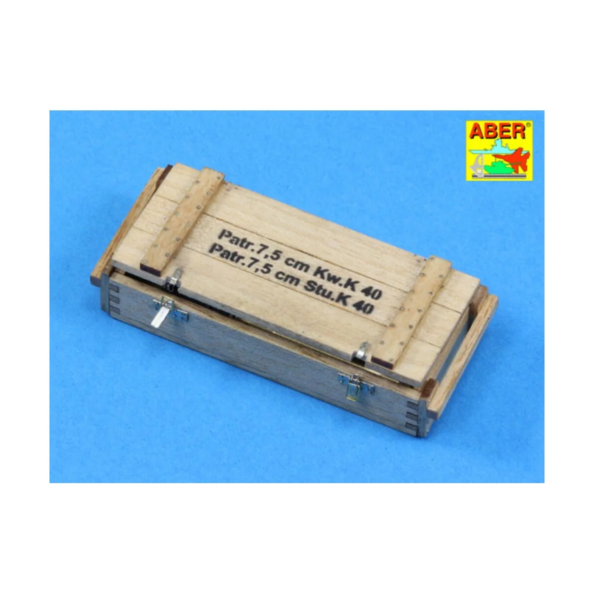 Transport boxes with 6 ammo PzKpfw. IV, 1/16 - Aber Models 16057