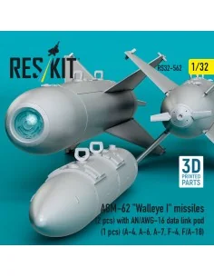 AGM-62 Walleye I missiles (2 pcs) with AN/AWG-16 data link pod (1 p... 2