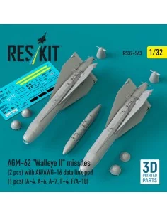 AGM-62 Walleye II missiles (2 pcs) with AN/AWG-16 data link pod (1 ...