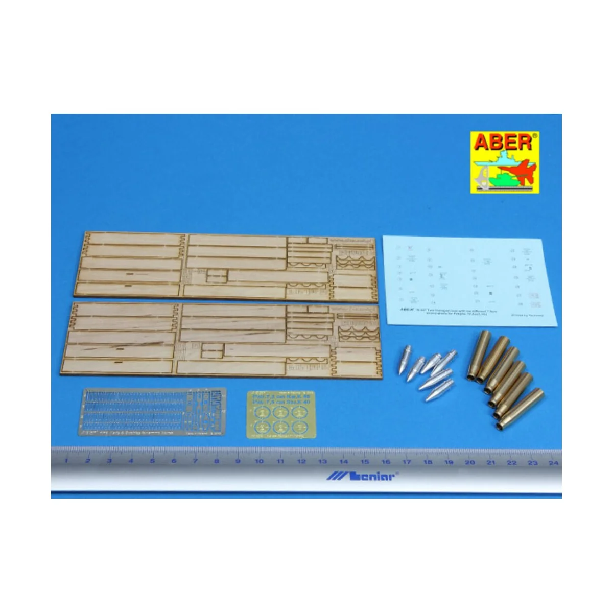 Transport boxes with 6 ammo PzKpfw. IV, 1/16 - Aber Models 16057