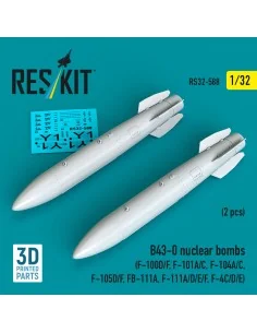 B43-0 nuclear bombs (2 pcs) (F-100D/F, F-101A/C, F-104A/C, F-105D/F...