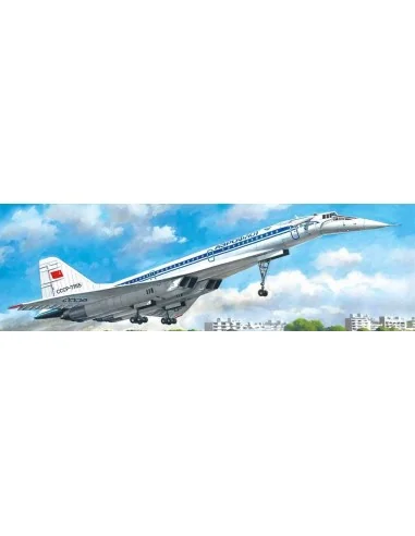 Tupolev-144D, Soviet Supersonic Passenger Aircraft, 1/144 - ICM 14402
