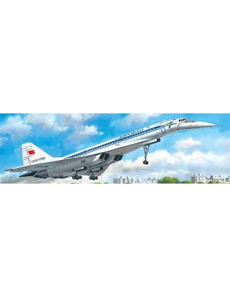 Tupolev-144D, Soviet Supersonic Passenger Aircraft, 1/144 - ICM 14402