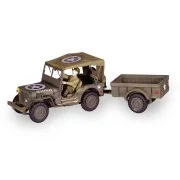 US 1/4 Ton Truck 'n Trailer, 1/35 - Heller 81105