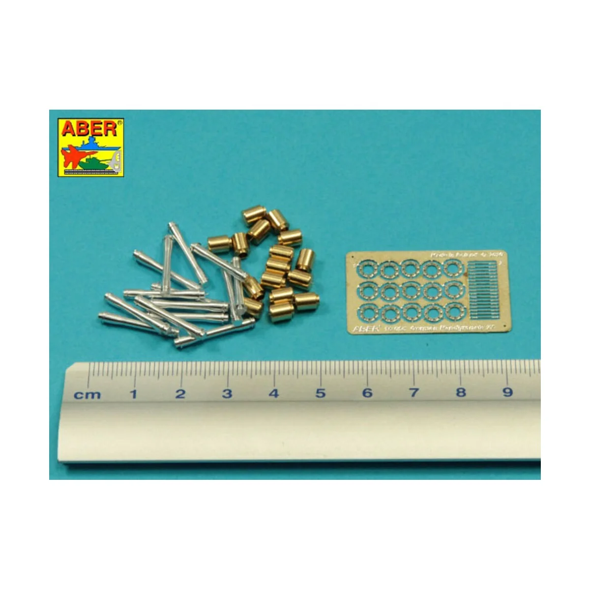 German Stielhandgranate 24 –set of 15 pcs. All metal parts, 1/16 - ...