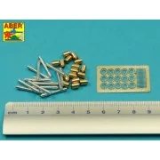 German Stielhandgranate 24 –set of 15 pcs. All metal parts, 1/16 - ...