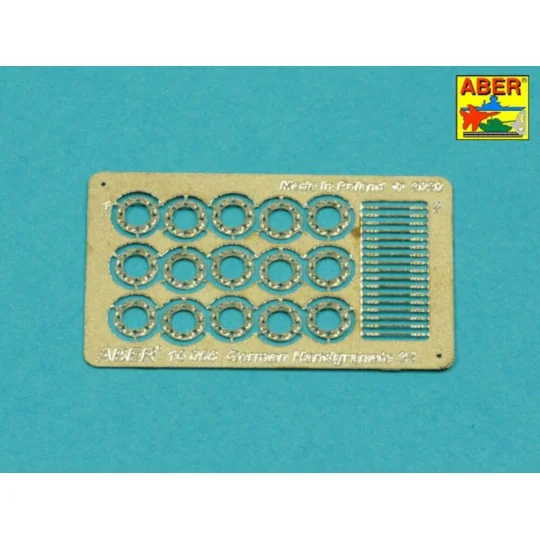 German Stielhandgranate 24 –set of 15 pcs. All metal parts, 1/16 - ...