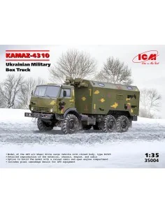 KAMAZ-4310, Ukrainian Military Box Truck, 1/35 - ICM 35004