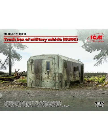 Truck box of military vehicle (KUNG), 1/35 - ICM 35010