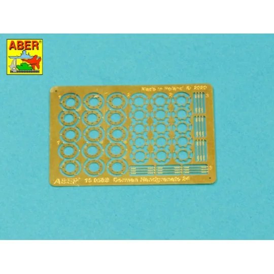 German Stielhandgranate 24 –set of 15 pcs. Metal and wood parts, 1/...