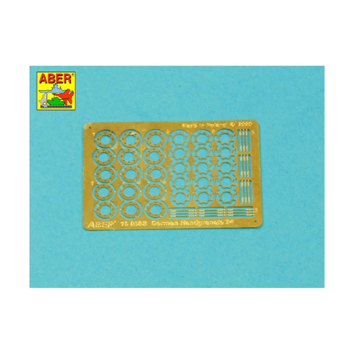 German Stielhandgranate 24 –set of 15 pcs. Metal and wood parts, 1/...