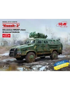 Kozak-2, Ukrainian MRAP-class Armored Vehicle (100% new molds), 1/3...