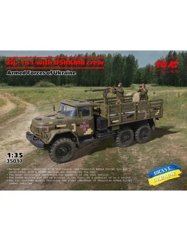 ZiL-131 with DShKMd crew. Armed Forces of Ukraine, 1/35 - ICM 35017