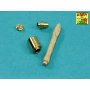 German Stielhandgranate 24 –set of 15 pcs. Metal and wood parts - A...