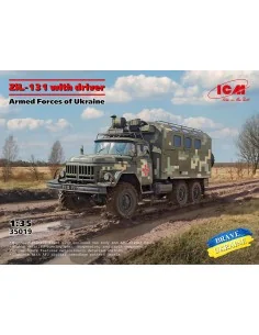 ZiL-131 of the Armed Forces of Ukraine with driver, 1/35 - ICM 35019