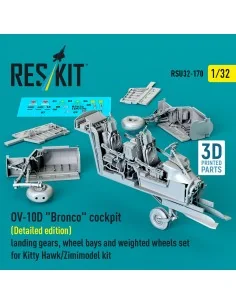 OV-10D Bronco cockpit (Detailed edition) landing gears, wheel bays ...