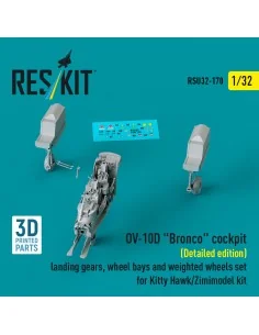 OV-10D Bronco cockpit (Detailed edition) landing gears, wheel bays ... 2