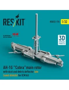 AH-1G Cobra main rotor with dust and debris deflector (sand shields... 2