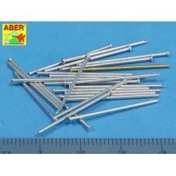 Panzer IV track link pins x 25 pcs., 1/16 - Aber Models 16 068A