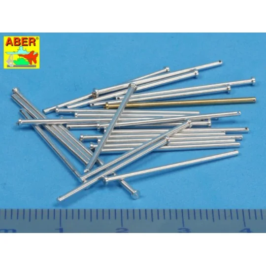 Panzer IV track link pins x 25 pcs., 1/16 - Aber Models 16 068A